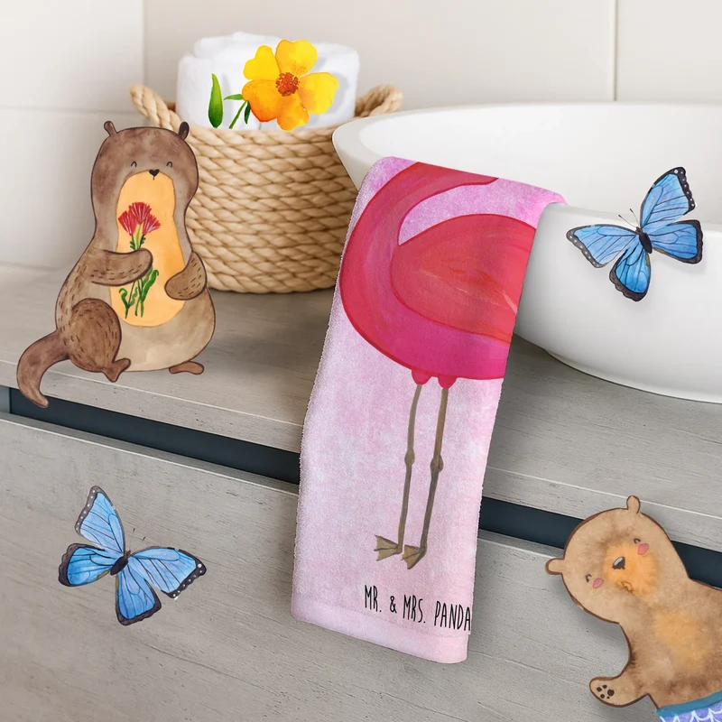 Gästehandtuch Flamingo Stolz