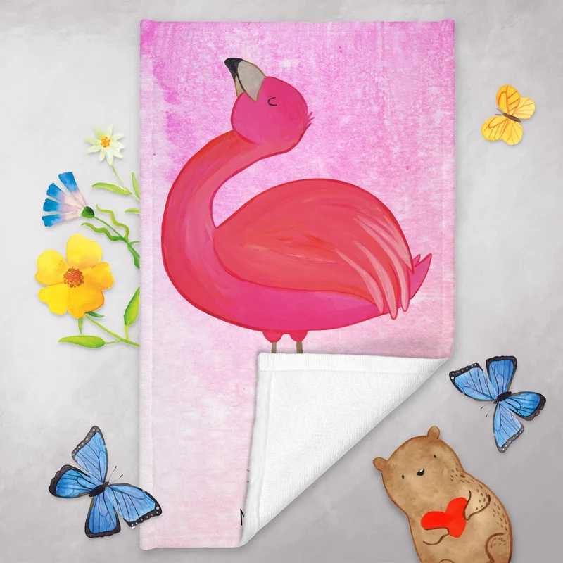 Gästehandtuch Flamingo Stolz