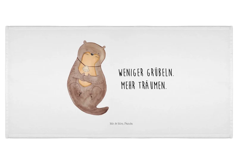 Handtuch Otter Muschel