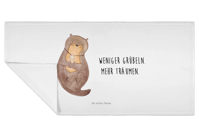 Handtuch Otter Muschel