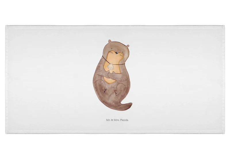 Handtuch Otter Muschel