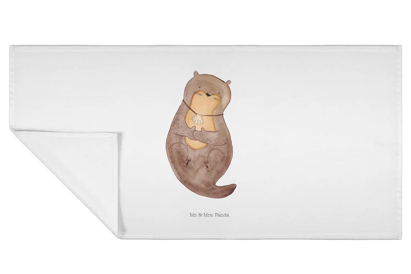 Handtuch Otter Muschel