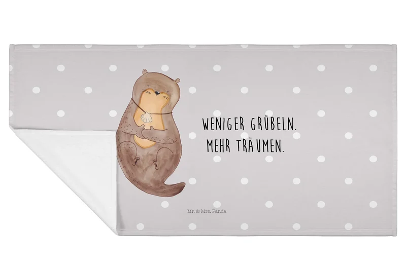 Handtuch Otter Muschel