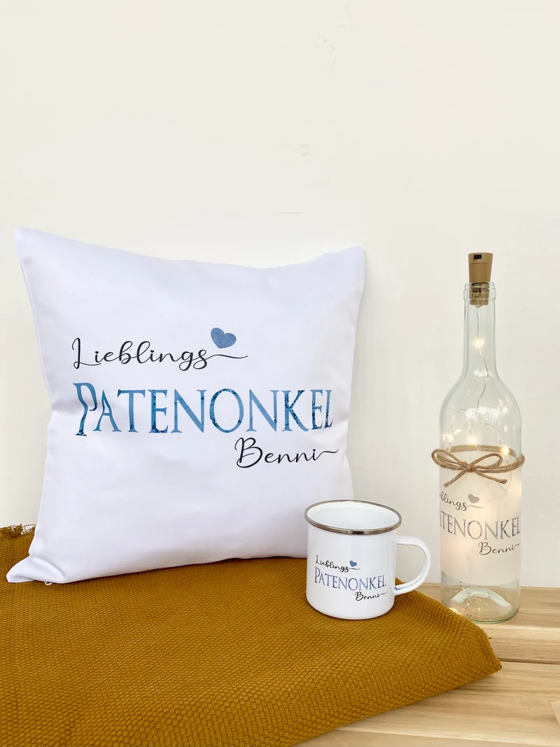 Tasse für den Patenonkel | Personalisiertes Geschenk mit Namen | 3 Produktvarianten zur Auswahl