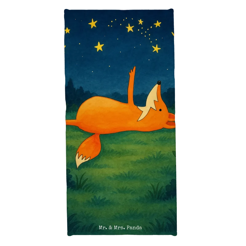 Badehandtuch Fuchs Sterne Design