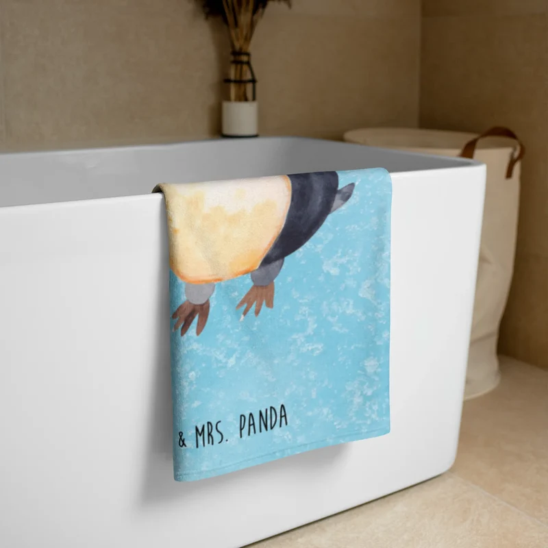 XL Badehandtuch Pinguin Marienkäfer