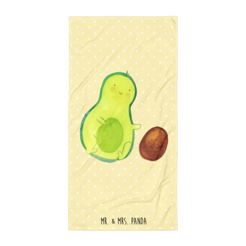 XL Badehandtuch Avocado Kern rollt
