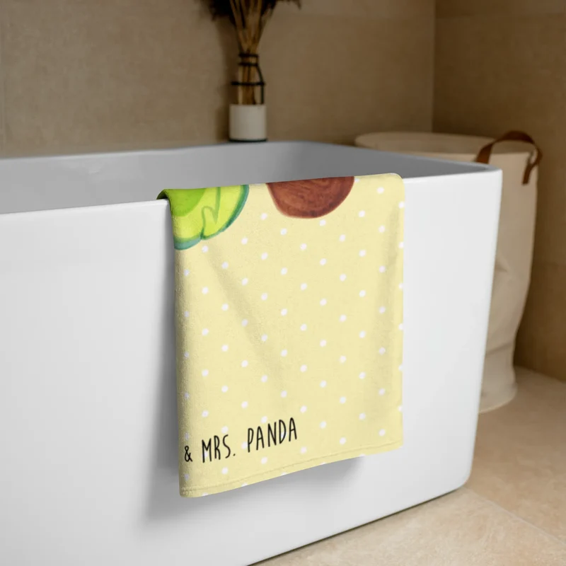 XL Badehandtuch Avocado Kern rollt