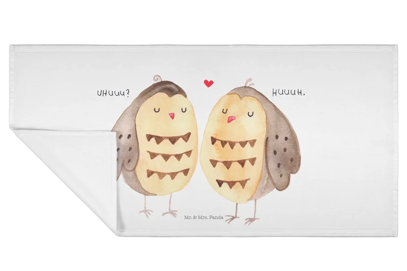 Handtuch Eulen Liebe