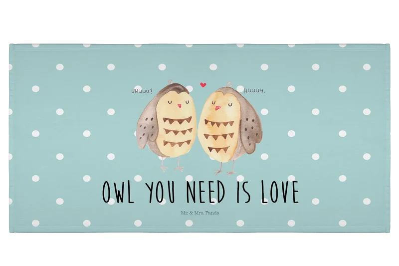 Handtuch Eulen Liebe