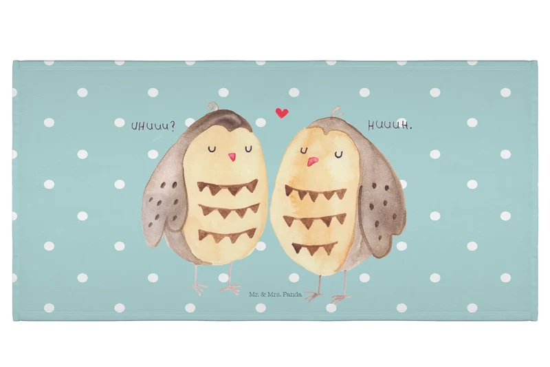 Handtuch Eulen Liebe