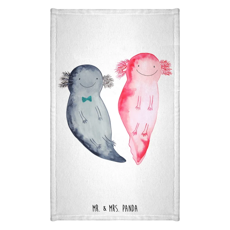 Gästehandtuch Axolotl Freundin