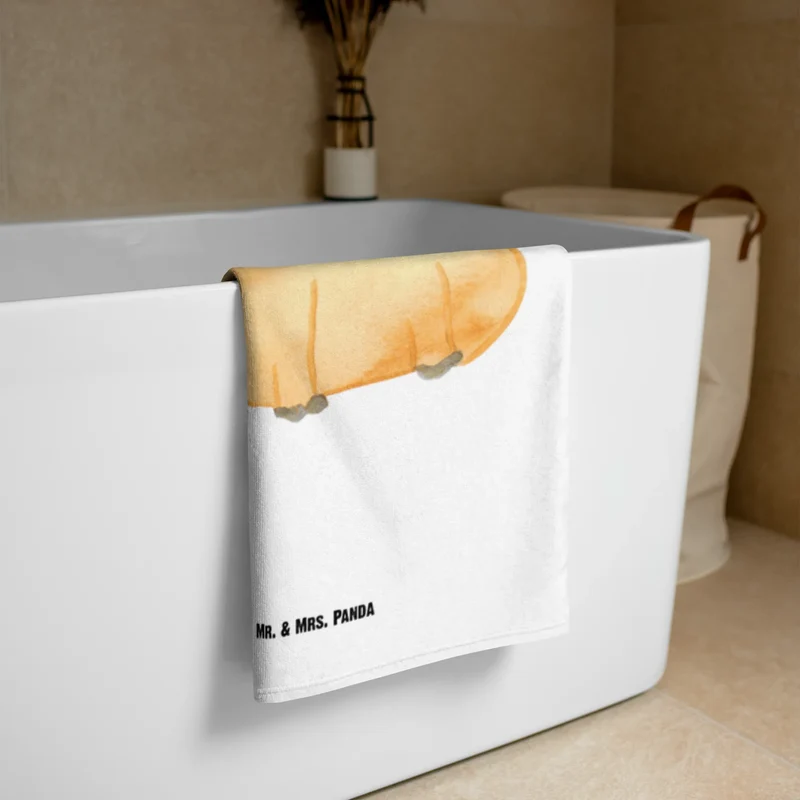 XL Badehandtuch Mops Krone