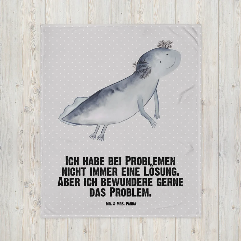 Babydecke Axolotl Schwimmen