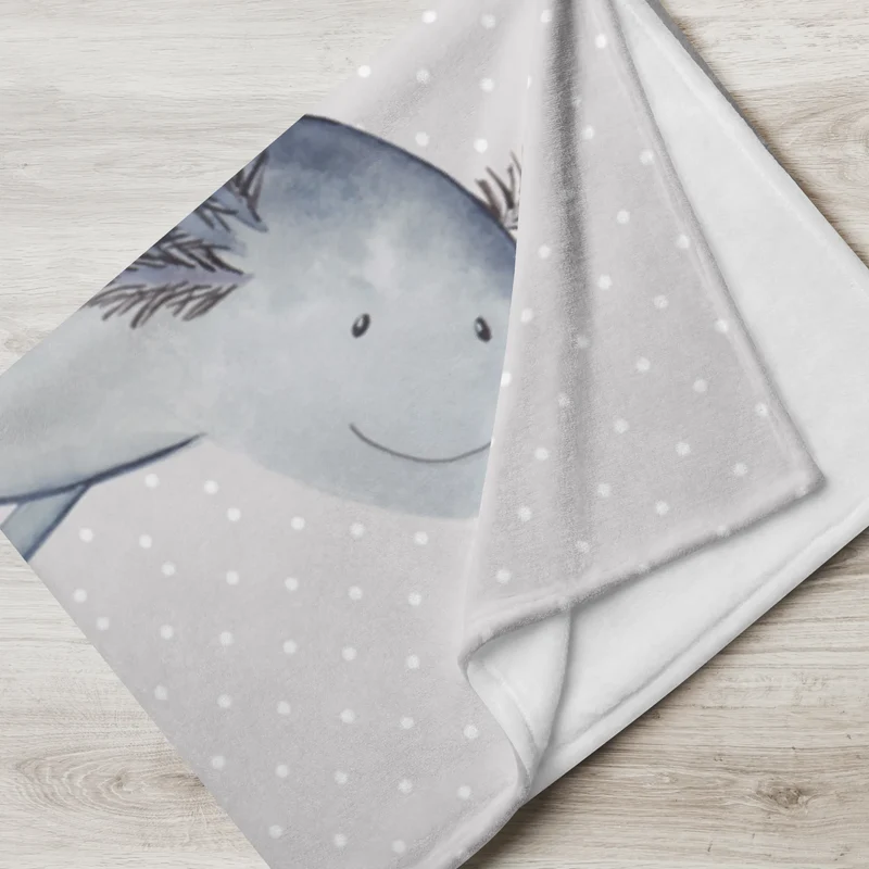Babydecke Axolotl Schwimmen