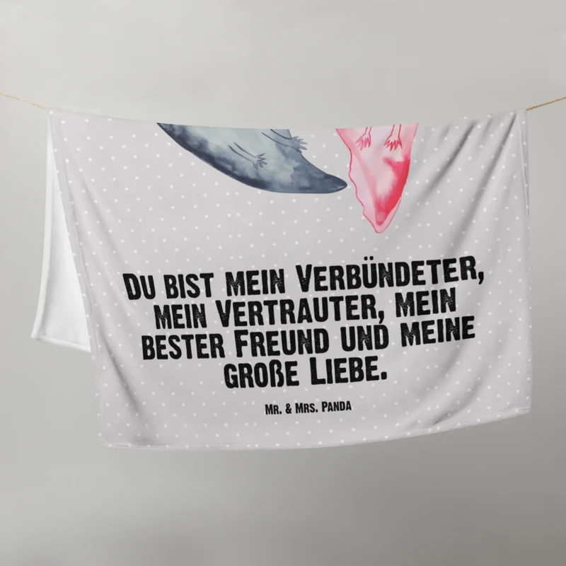 Babydecke Axolotl Freundin