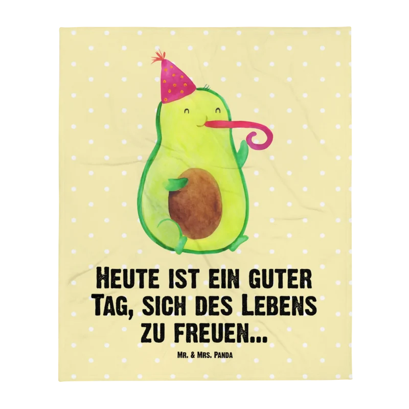 Babydecke Avocado Feier