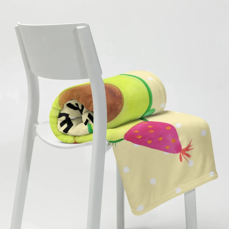 Babydecke Avocado Feier