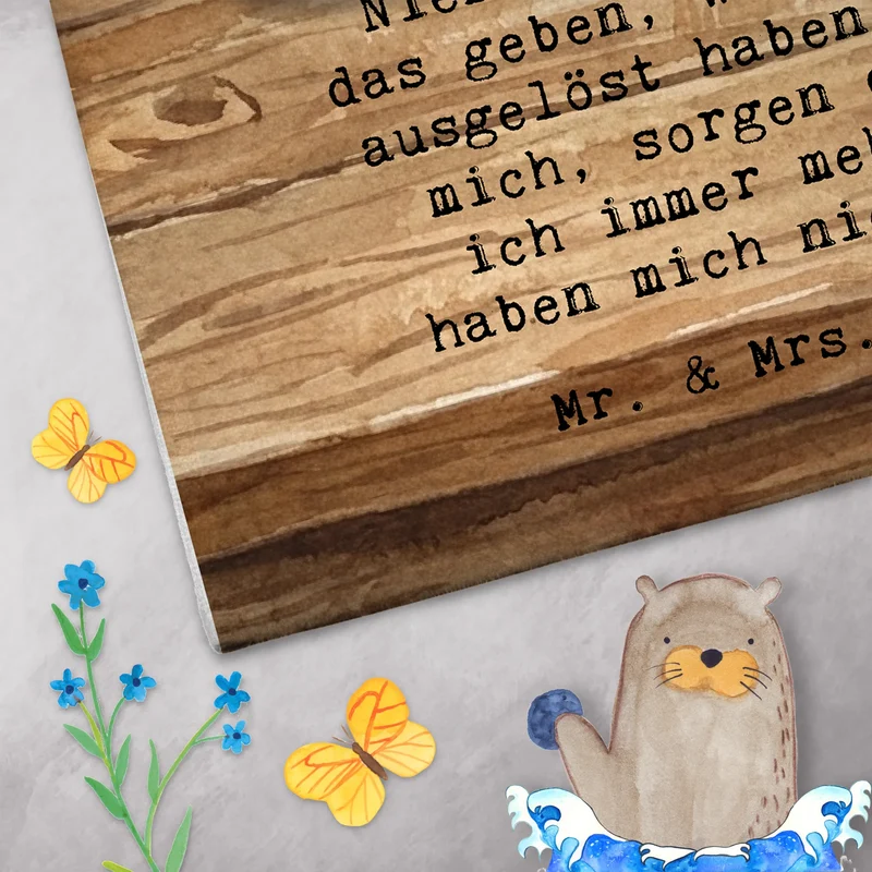 Gästehandtuch Bär Pommes verliebt Design