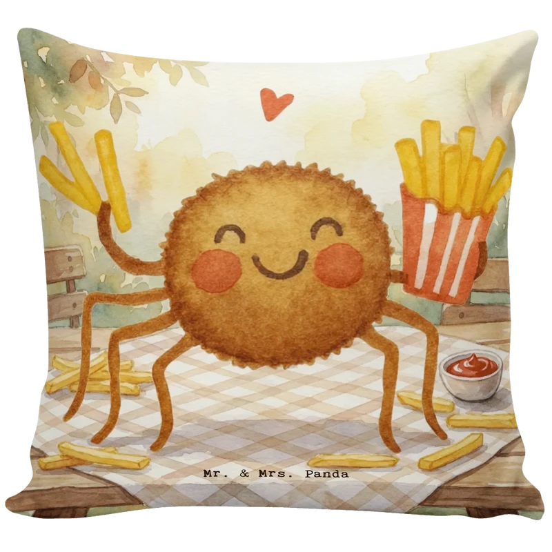 40x40 Kissen Spinne Agathe Pommes Design