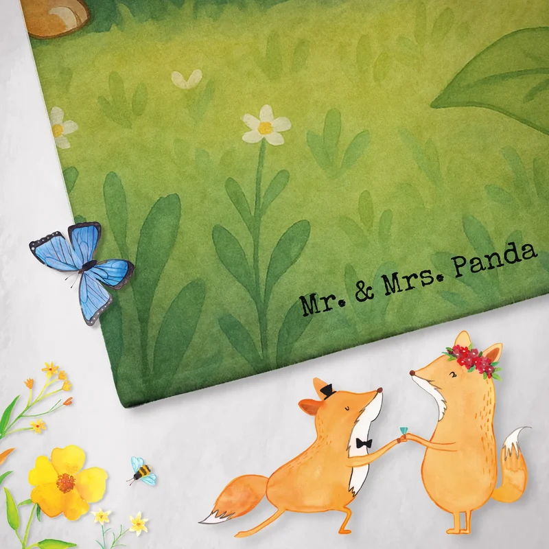 Badehandtuch Hund Marienkäfer Design