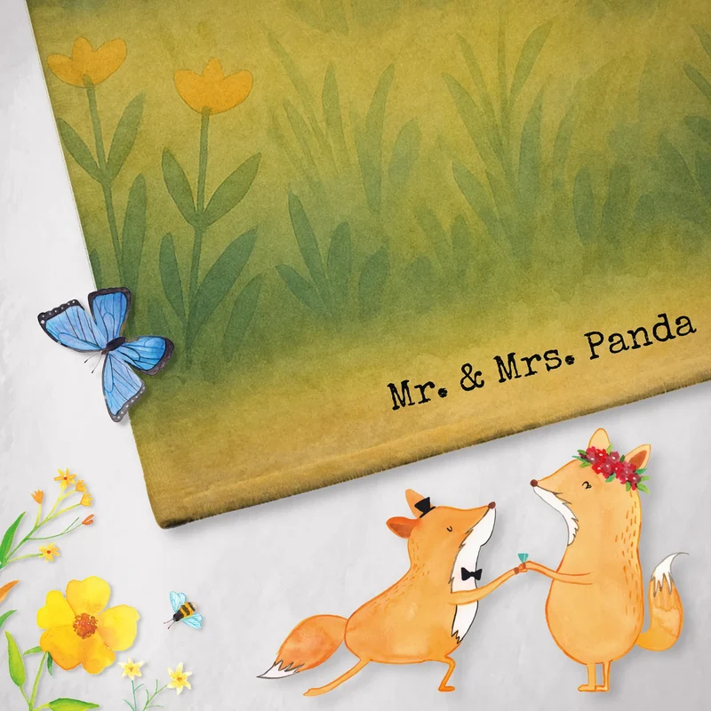 Badehandtuch Hund Marienkäfer Design