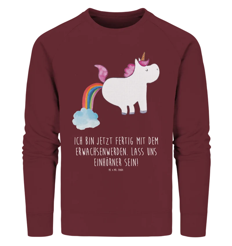 Organic Pullover Einhorn Pupsen