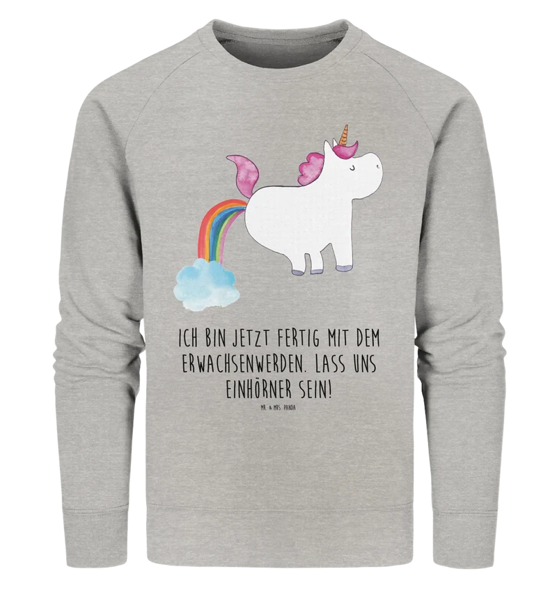 Organic Pullover Einhorn Pupsen
