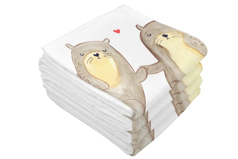 Handtuch Otter Hände halten