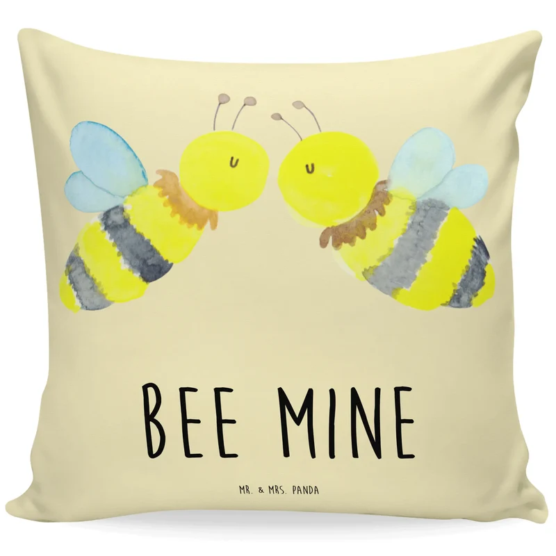 40x40 Kissen Biene Liebe