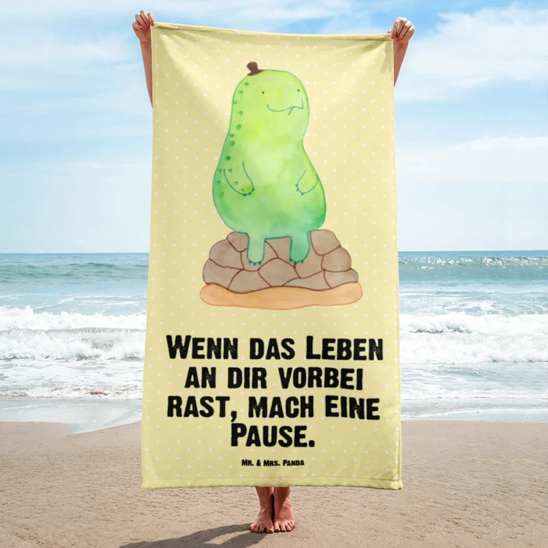 XL Badehandtuch Schildkröte Pause