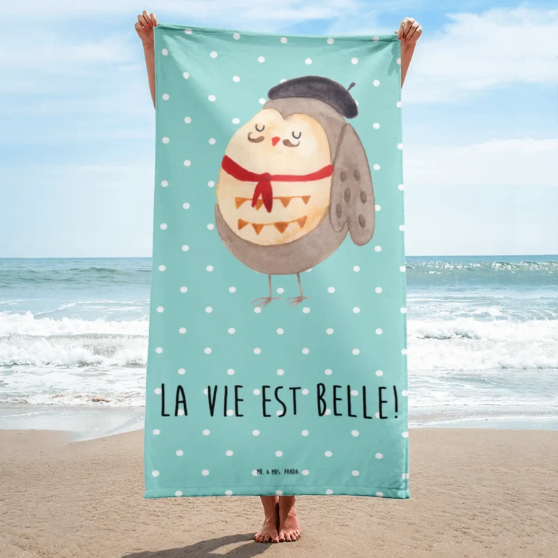 XL Badehandtuch Eule Frankreich