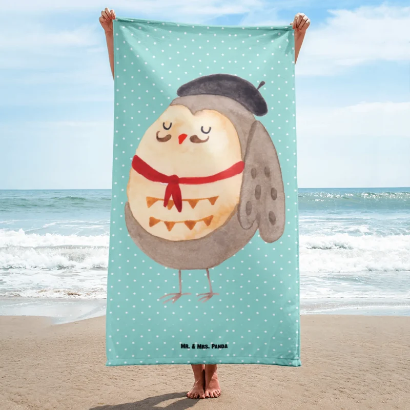 XL Badehandtuch Eule Frankreich