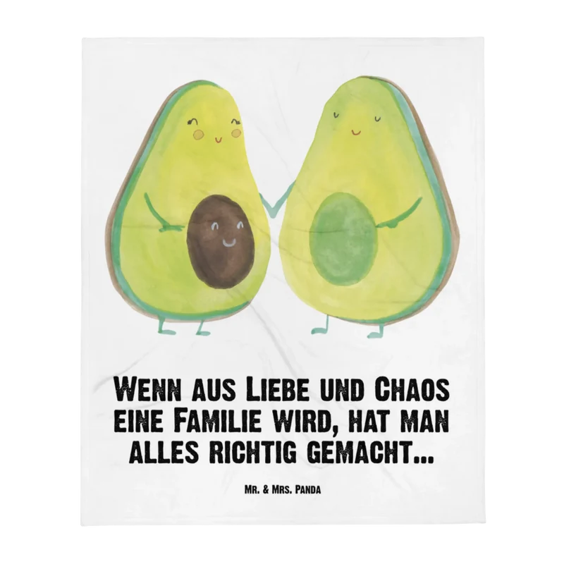 Babydecke Avocado Pärchen