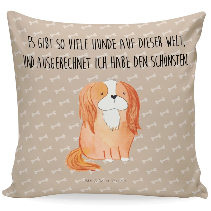 40x40 Kissen Hund Cavalier King Charles Spaniel