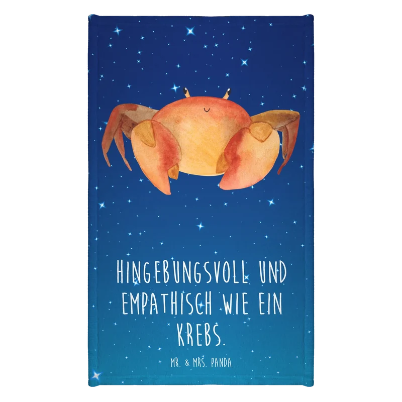 Gästehandtuch Sternzeichen Krebs