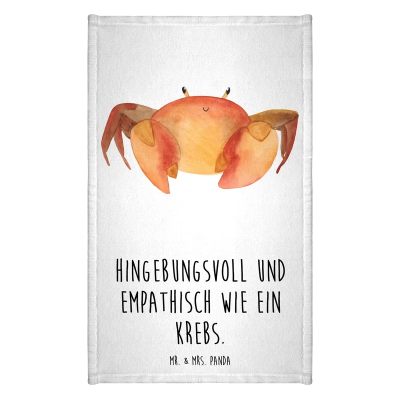 Gästehandtuch Sternzeichen Krebs