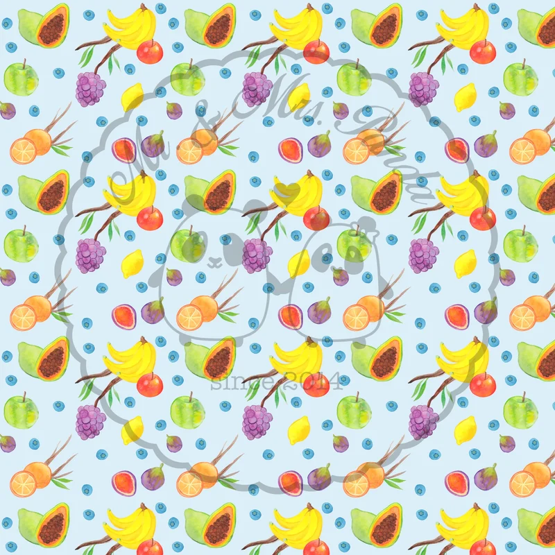 Bettwäsche Obst Korb Muster