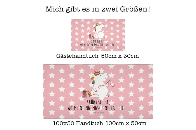 Handtuch Einhorn Näherin