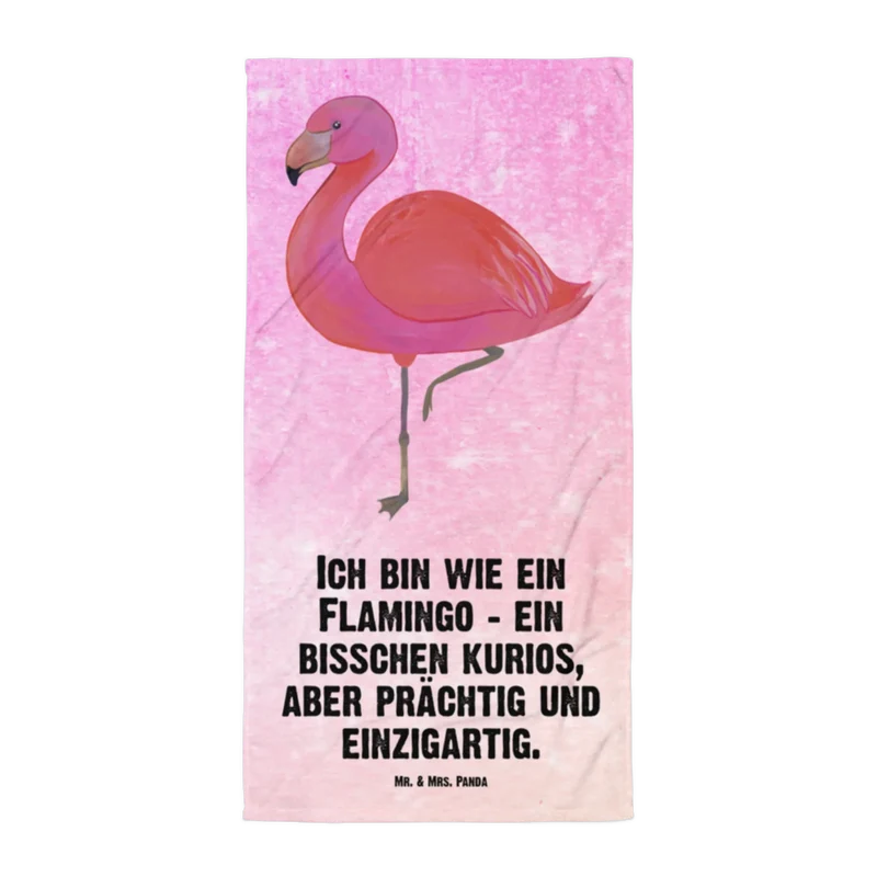 XL Badehandtuch Flamingo Classic
