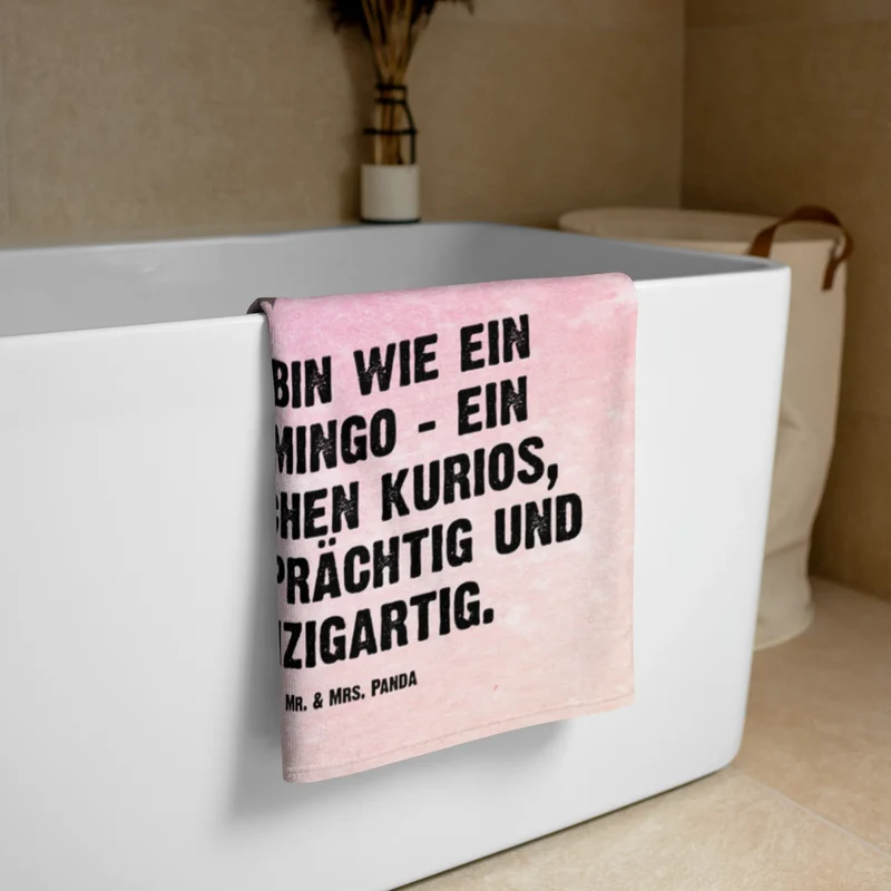 XL Badehandtuch Flamingo Classic