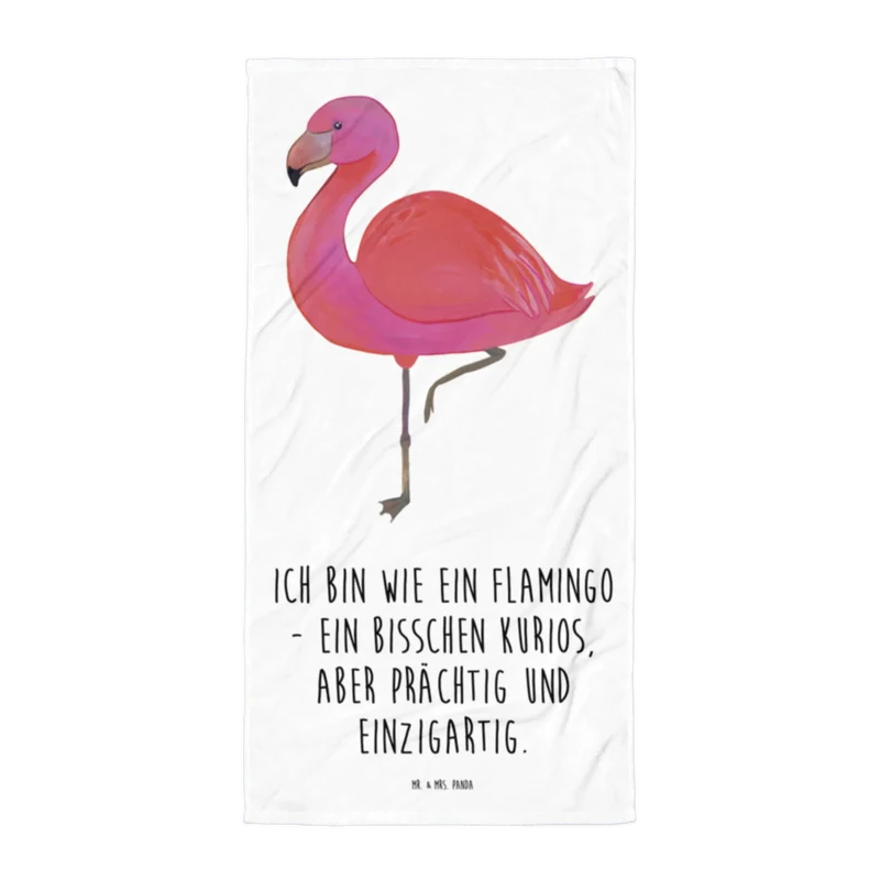 XL Badehandtuch Flamingo Classic