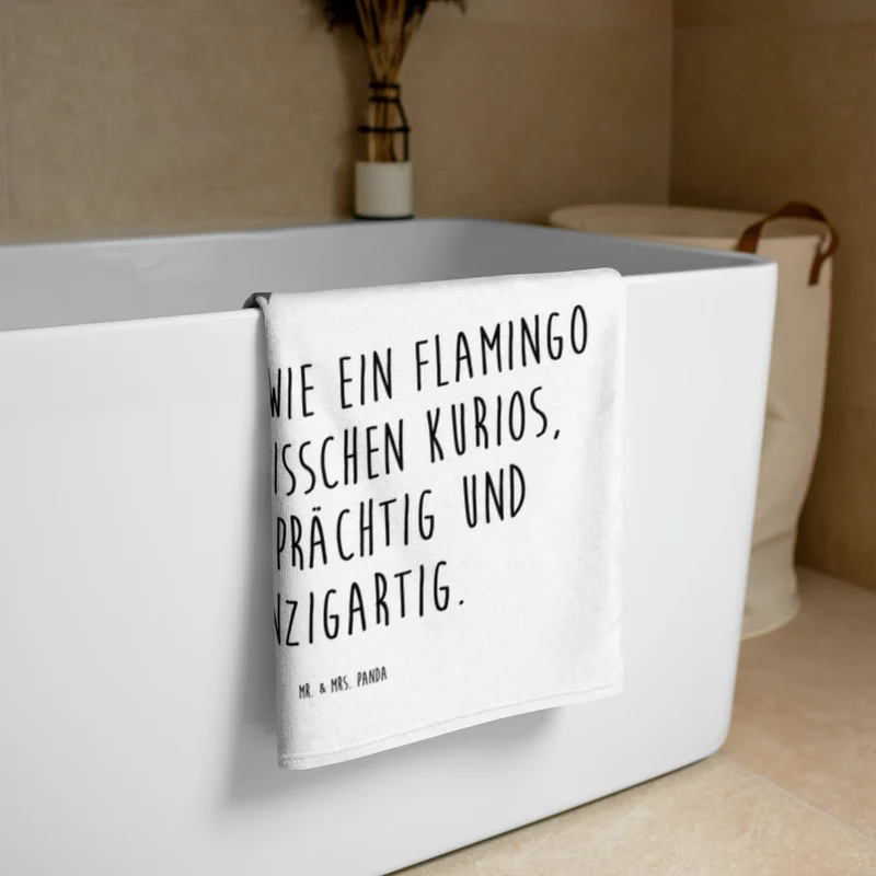 XL Badehandtuch Flamingo Classic