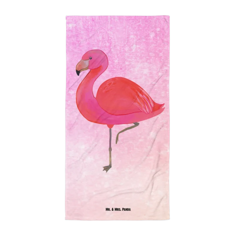 XL Badehandtuch Flamingo Classic
