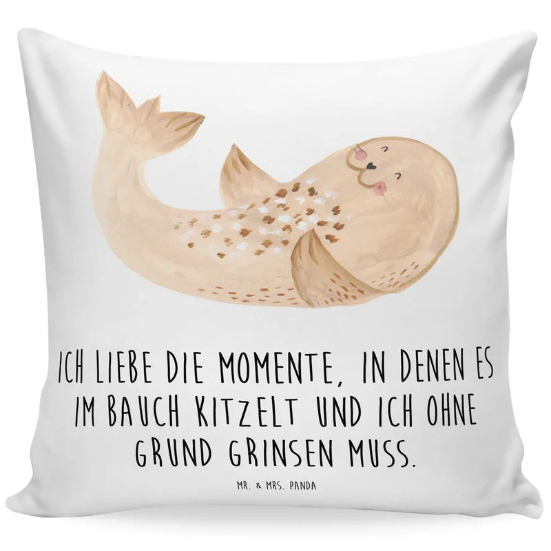 40x40 Kissen Robbe Liegen