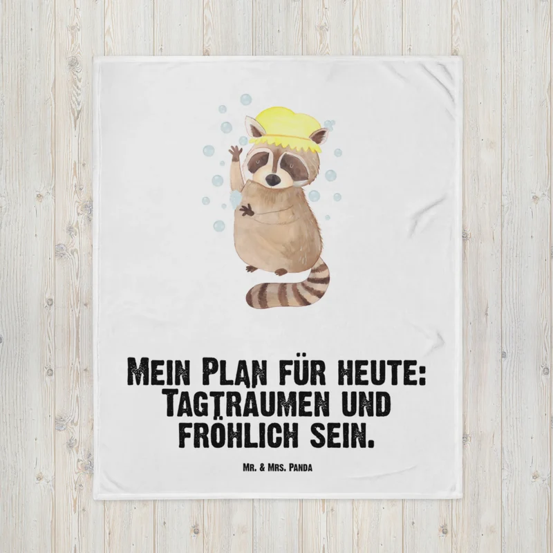 Babydecke Waschbär