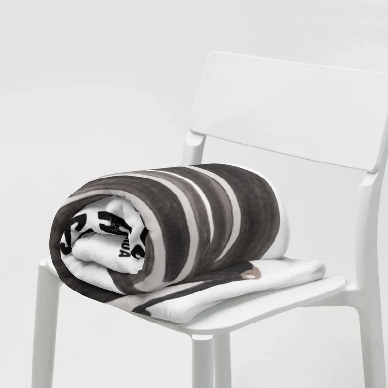 Babydecke Stinktier Sitzen