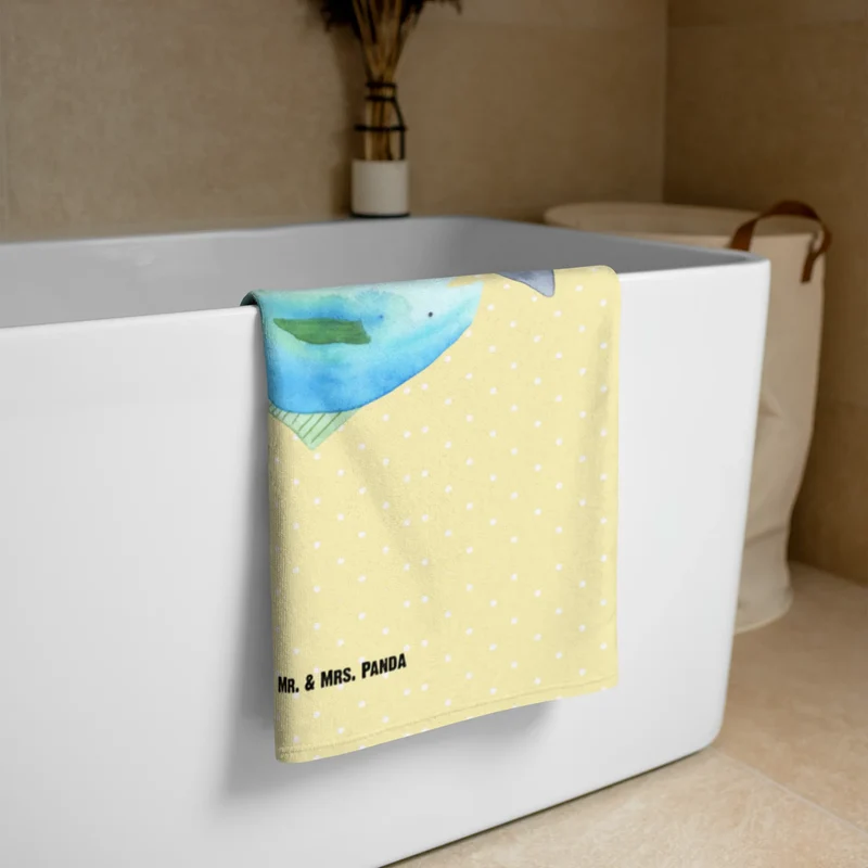 XL Badehandtuch Walfisch Thunfisch