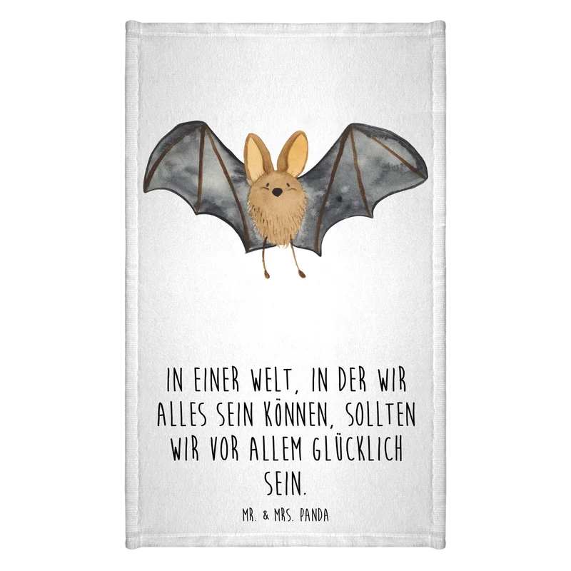 Gästehandtuch Fledermaus Flügel