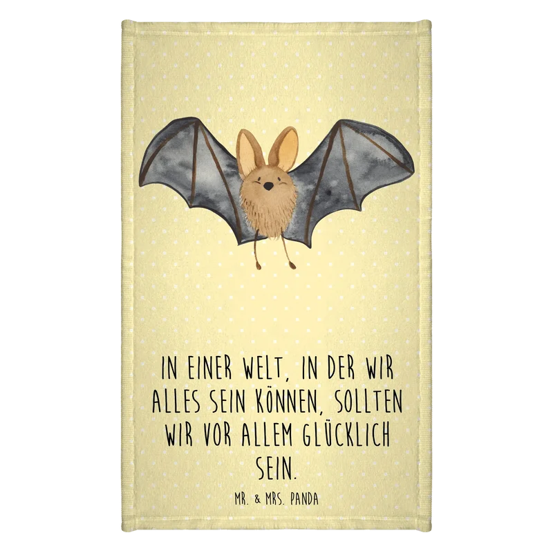 Gästehandtuch Fledermaus Flügel